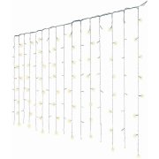Cortina multifuncoes 240leds ext. branco quente 225x150cm