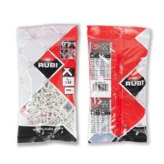 Cruzetas p/juntas Rubi 1mm (300 uni) 02911