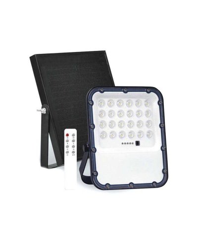 Projector Solar Led 50w com Placa solar 5000k IP65