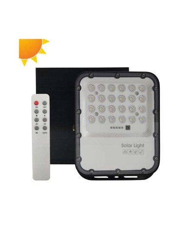 Projector Solar Led 50w com Placa solar 5000k IP65