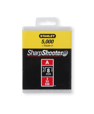 Agrafos 8mm Stanley 1-TRA205-5T (caixa 5.000 uni)