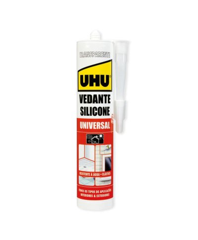 UHU Silicone Universal Transparente 280ml | Casa Alves