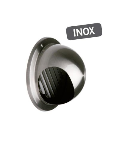 Grelha aluminio encastrar tubo diam.9-11 koppa inox natural