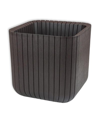 Floreira Castanha  Cubo 50L 40x40x40cm | Casa Alves