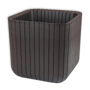 Floreira Castanha  Cubo 50L 40x40x40cm | Casa Alves