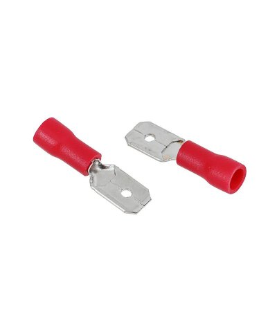 Terminal isolado macho 0.25-1.5mm2 (20 unid)