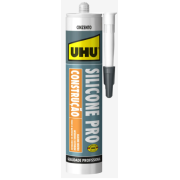 Silicone Neutro de Construção UHU Pro Cinzento 280 ml