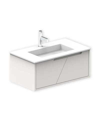 Movel BM Copper LE 80 2G branco brilho