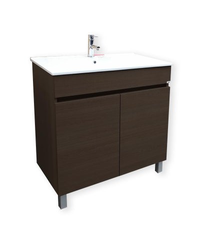 Conjunto movel + lavatorio Luup Tea 80cm