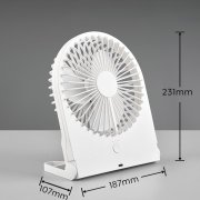 Ventoinha de mesa branca USB