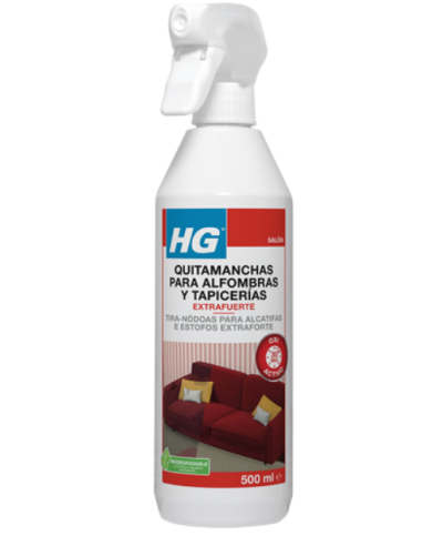 Antimanchas extraforte estofos e tapetes HG 500ml