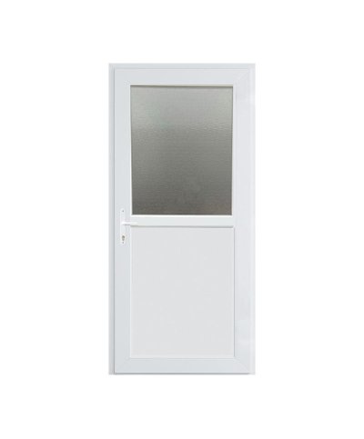 Porta de exterior Drava 208x98 vidro fosco esquerda