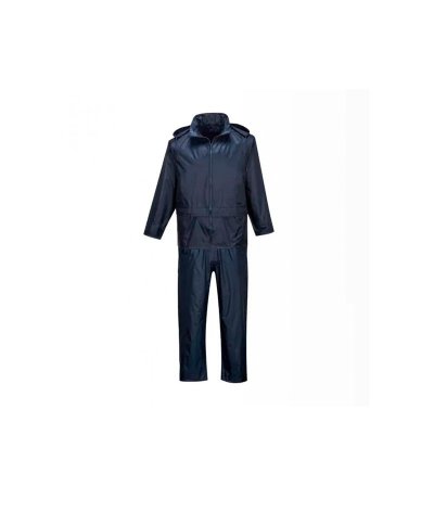 Fato imper.nylon calça+casaco (bolsa) az marinho L f.imp001