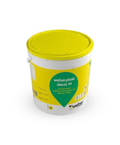 Weber.plast decor m grupo a branco (25 kg)