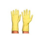 Luva menage latex 7013 tam.7 amarelo 0702001