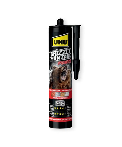 Cola UHU Grizzly Montage Power 370g | Cas Alves