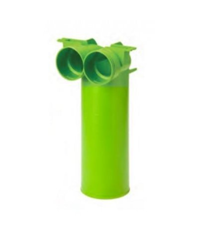 Te ligacao circular 75mm 90º boca 125mm VMC