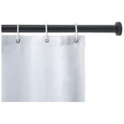 Varao wc preto extensível 110-185cm