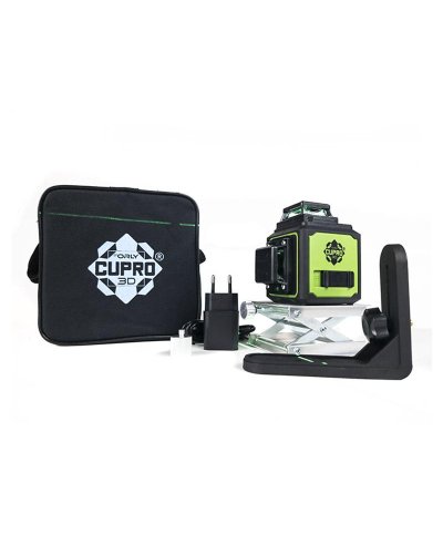 Nivel laser 3d linhas cruzadas verdes CUPRO