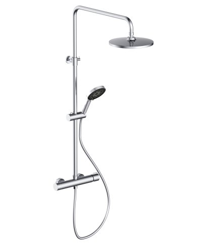 Sistema de duche Flow cromado