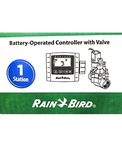 Programador Rain-Bird ESP-9V (1 estação) + Válvula 1" | Casa Alves