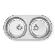 Lava-louça polido Rodi Dueto 847x444 mm | Casa Alves