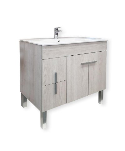 Conjunto movel + lavatorio Touch taiga 80cm