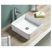 Lavatorio pousar 41x41cm Zezere branco UB2033