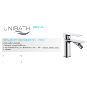 Torneira de Bide Prisma cromado