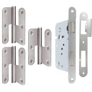 Kit ferragens Portax (1 fechadura + 3 dobradicas)