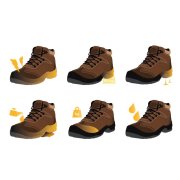 Bota camurca castanha Oxis S1P-SRC 42