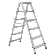 Escadote aluminio duplo c/3 degraus