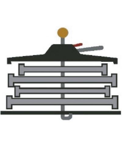 Fixador de escadas a viaturas