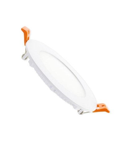 Painel Branco led slim 6W redondo 6000K