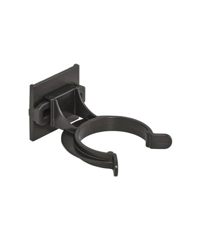 Grampa de plástico preta p/ rodapé