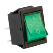 Interruptor bipolar KCD-4 verde