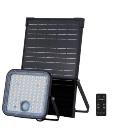 Projetor solar Led 10W 3000-4000k c/ sensor