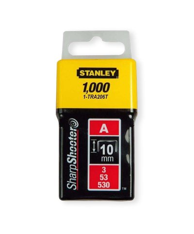 Agrafos Stanley tipo A 10mm 1-TRA206T (1.000 uni)