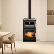 Salamandra a lenha Diana c/ forno