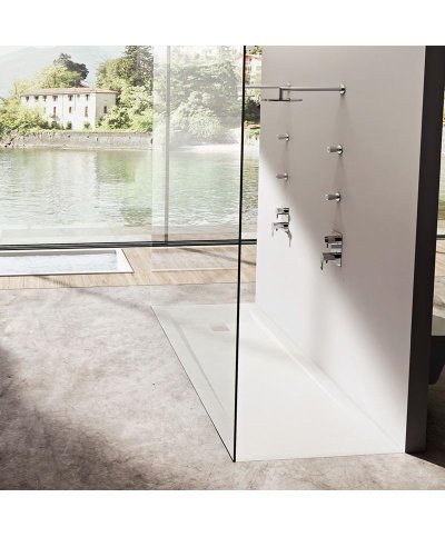 Base duche Sanitana Rocks branca 150x90 SP3015DC384100000