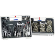 Jogo 300 peças Bits, Brocas e Buchas