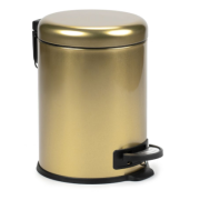 Balde lixo Casa de Banho 5L dourado