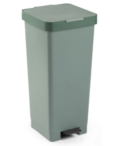 Balde lixo verde 40L