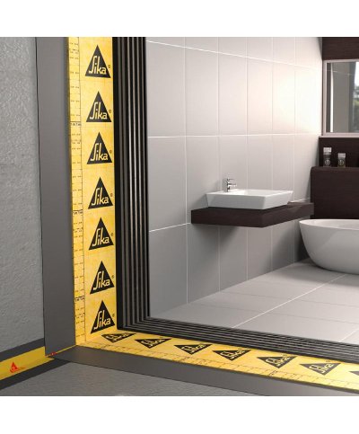 Banda elástica de impermeabilização e ponte de fissuras Sika Seal Tape F