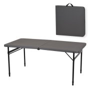 Mesa dobravel em resina 122x61cm