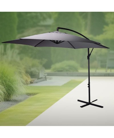 Guarda sol Banana 290cm antracite