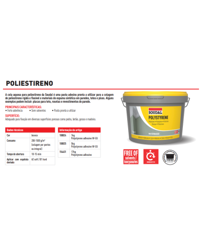 Cola poliestireno 1kg