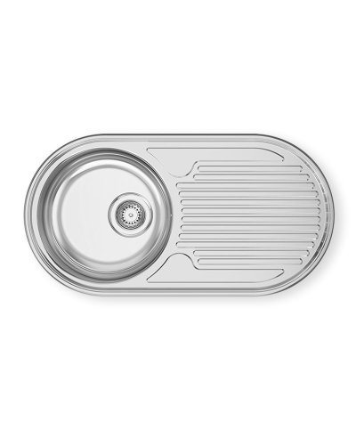 Lava-louça semi-polido Rodi Dueto 847x444mm | Casa Alves