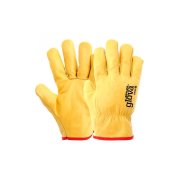 Luva pele vaca chefe amarela c/ribete (d232) tam.10 0705002