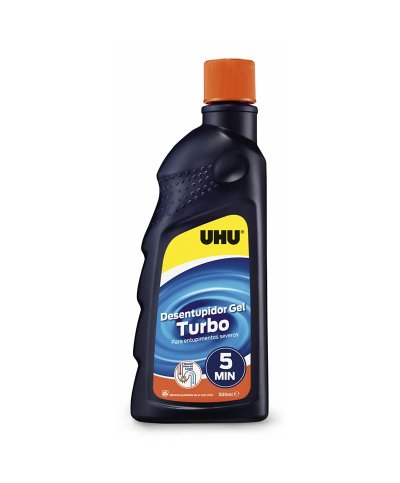 UHU Desentupidor Gel Turbo 500ml | Casa Alves